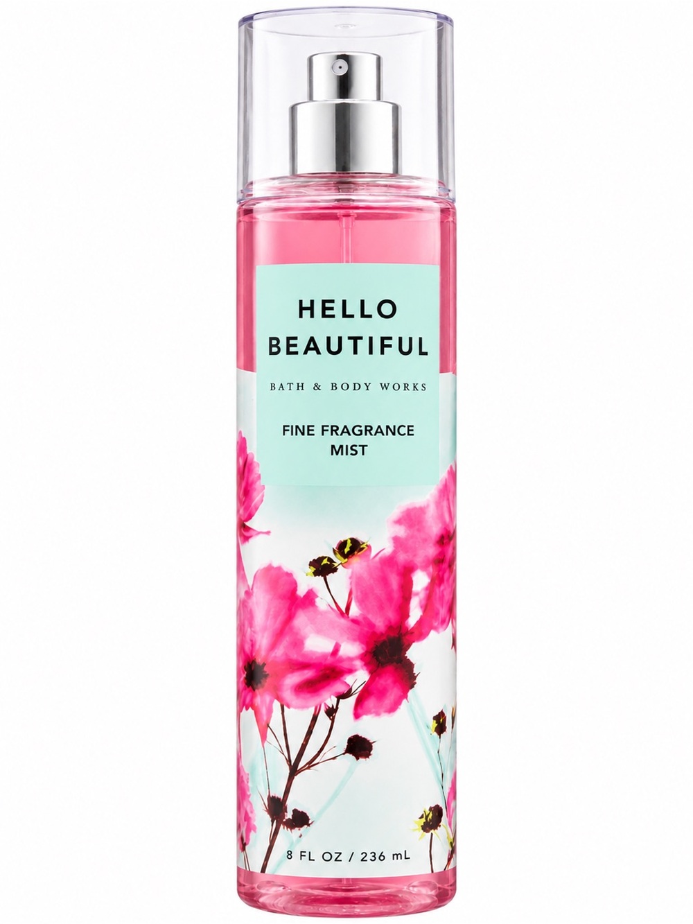 B&BW Hello Beautiful Mist Fine Fragrance Cotton Blossom Gardenia Bath & Body